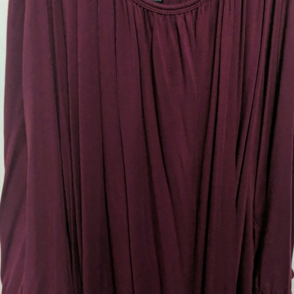 26/28 Burgundy Blouse - Picture 3 of 3